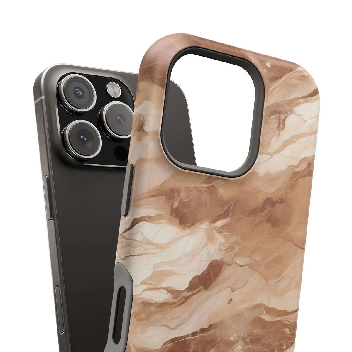 Caramel marble MagSafe iPhone case — view 29