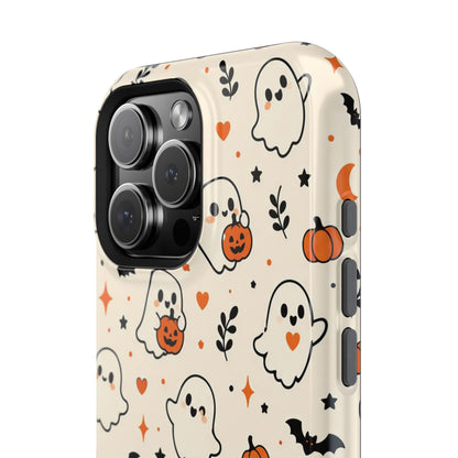 Cute ghost MagSafe iPhone case in cream — view 36
