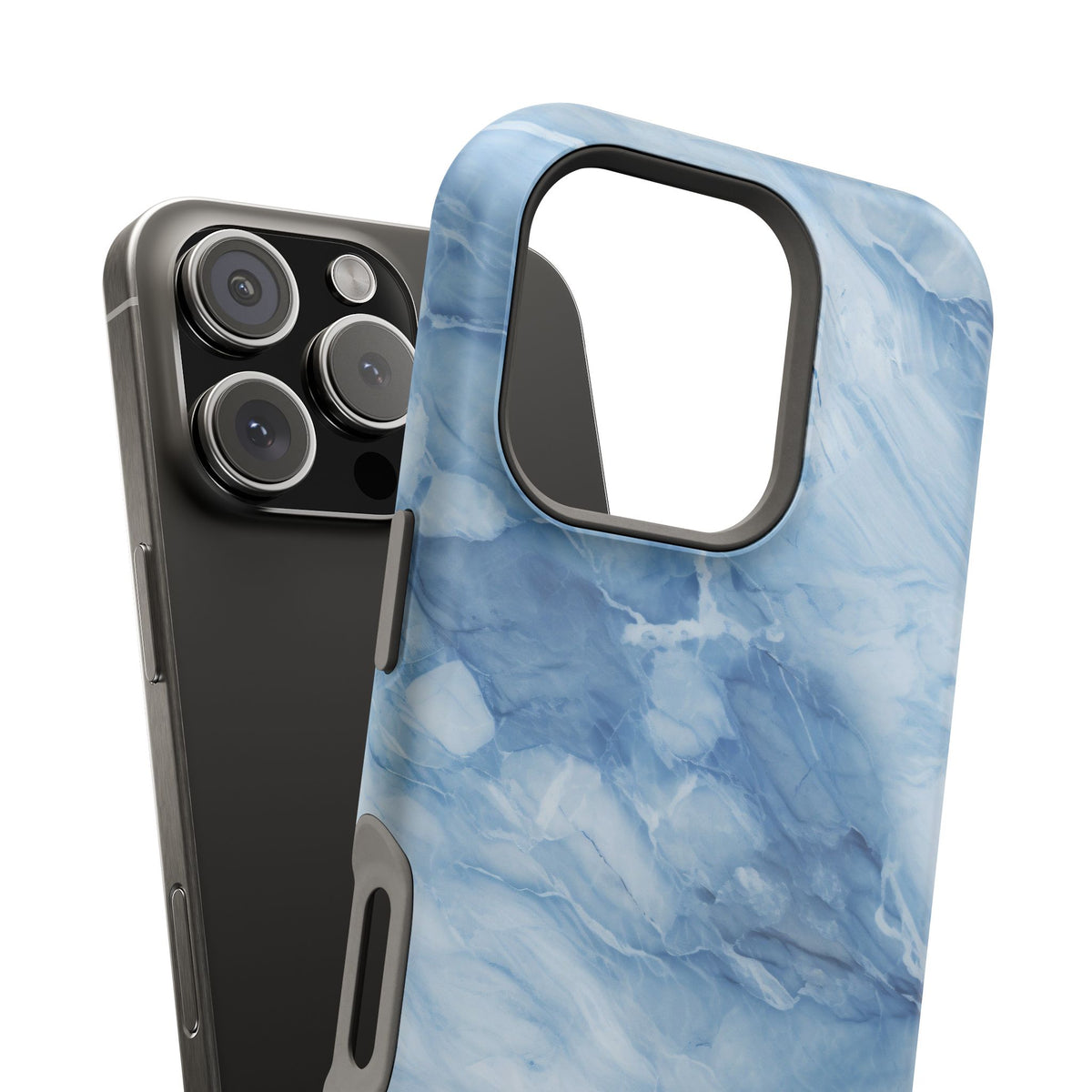 Blue marble MagSafe iPhone case — view 29
