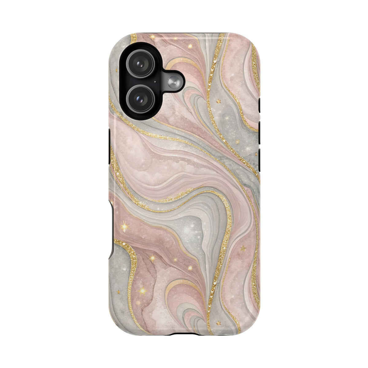 Rose quartz marble MagSafe iPhone case — view 18