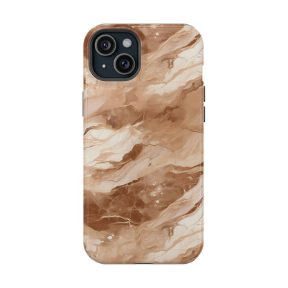 Caramel marble MagSafe iPhone case — view 15