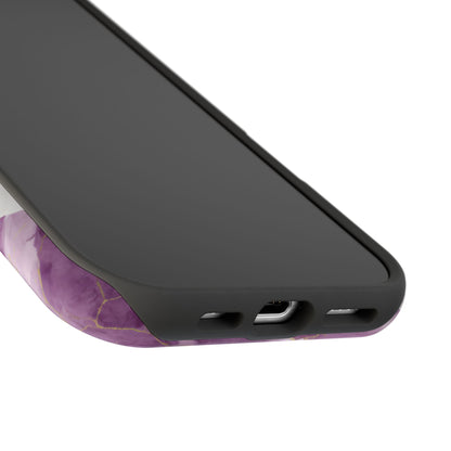Amethyst marble MagSafe iPhone case — view 6