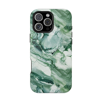 Jade marble MagSafe iPhone case — view 27
