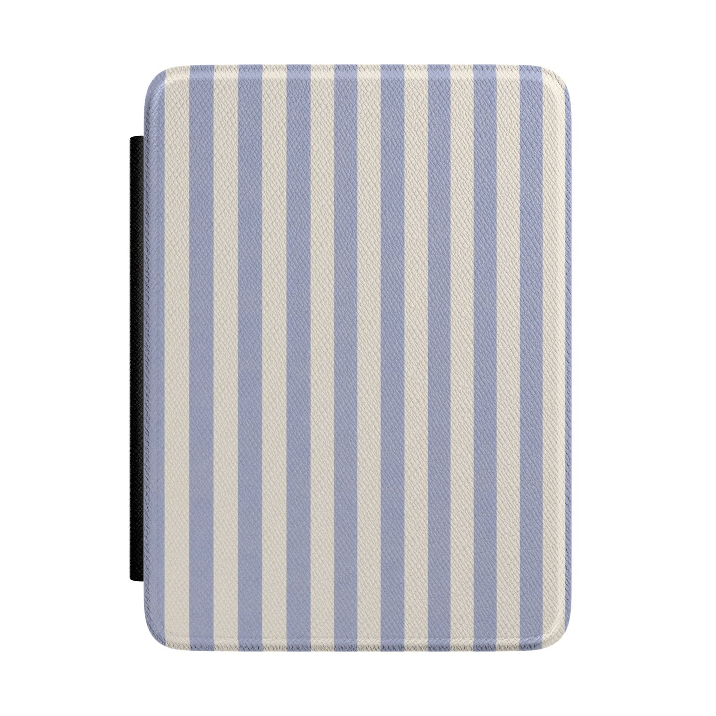 Soft periwinkle and cream stripe Kindle case — Quiet Bookish gift for her