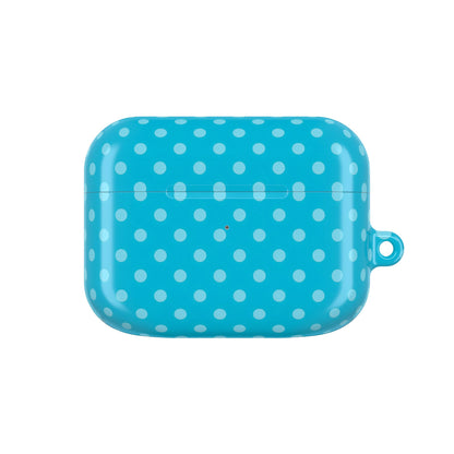 Turquoise Polka Dot AirPods Case