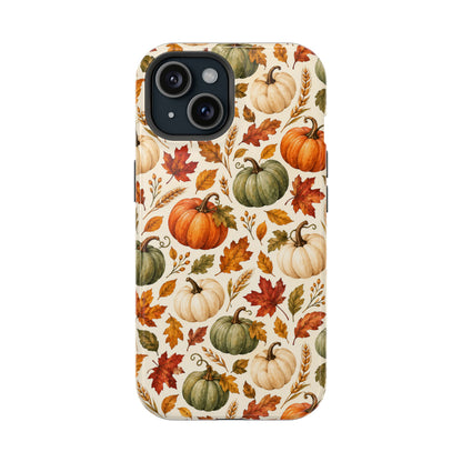 Pumpkin Patch phone case, autumn watercolor gift for her