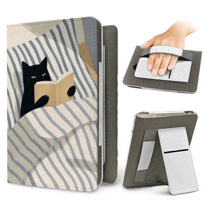Reading Cat in Bed Kindle case for Kindle Paperwhite, view 2