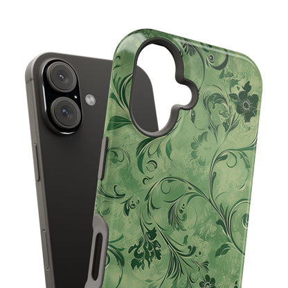 Moss Damask Phone Case — MagSafe Compatible