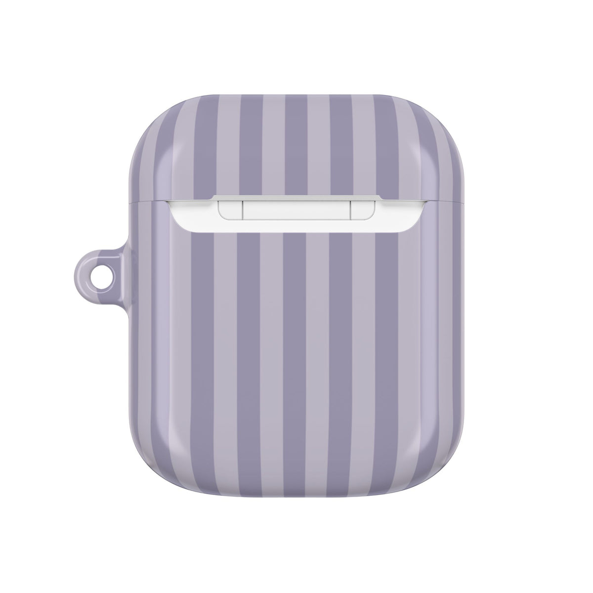 Lilac Stripe case for AirPods 1st & 2nd Gen — back view