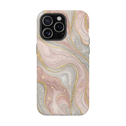 Rose quartz marble MagSafe iPhone case — view 15