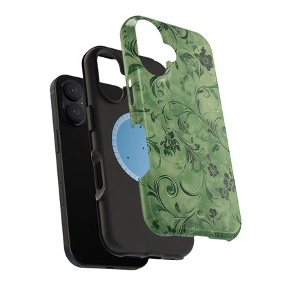 Moss Damask Phone Case — MagSafe Compatible