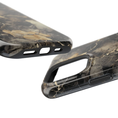 Black and gold marble MagSafe iPhone case — view 35