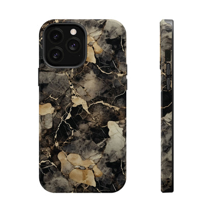 Black and gold marble MagSafe iPhone case — view 12