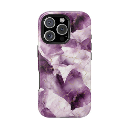 Amethyst marble MagSafe iPhone case — view 13