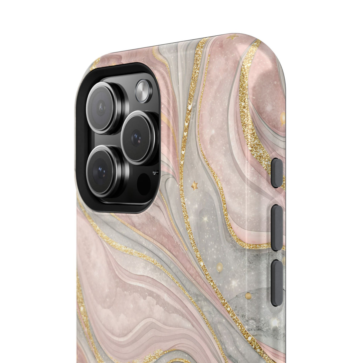 Rose quartz marble MagSafe iPhone case — view 26