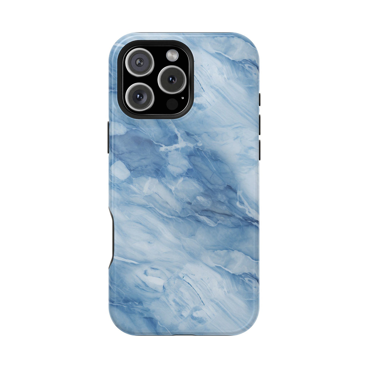 Blue marble MagSafe iPhone case — view 18