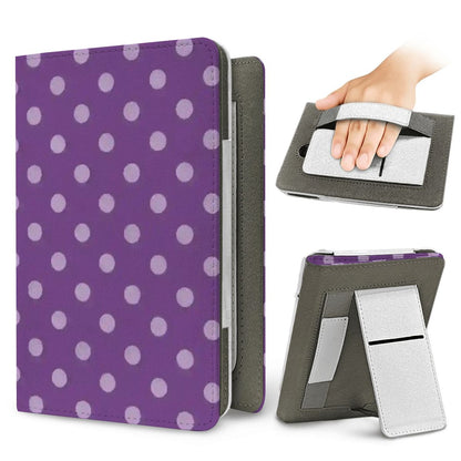 Plum Polka Dot Kindle case for Kindle Paperwhite, view 2