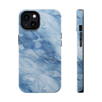 Blue marble MagSafe iPhone case — view 9