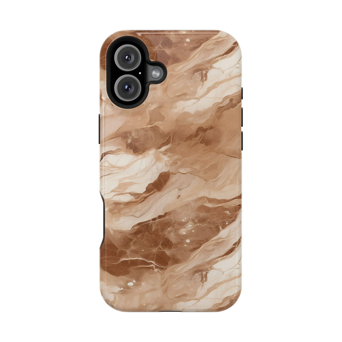 Caramel marble MagSafe iPhone case — view 17
