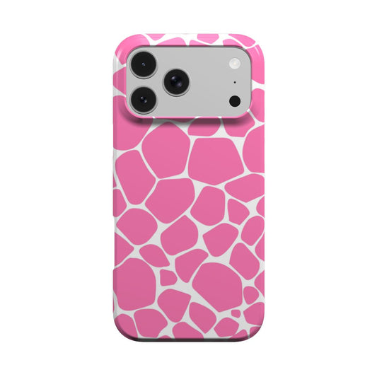 Pink Giraffe phone case – MagSafe iPhone case, front view