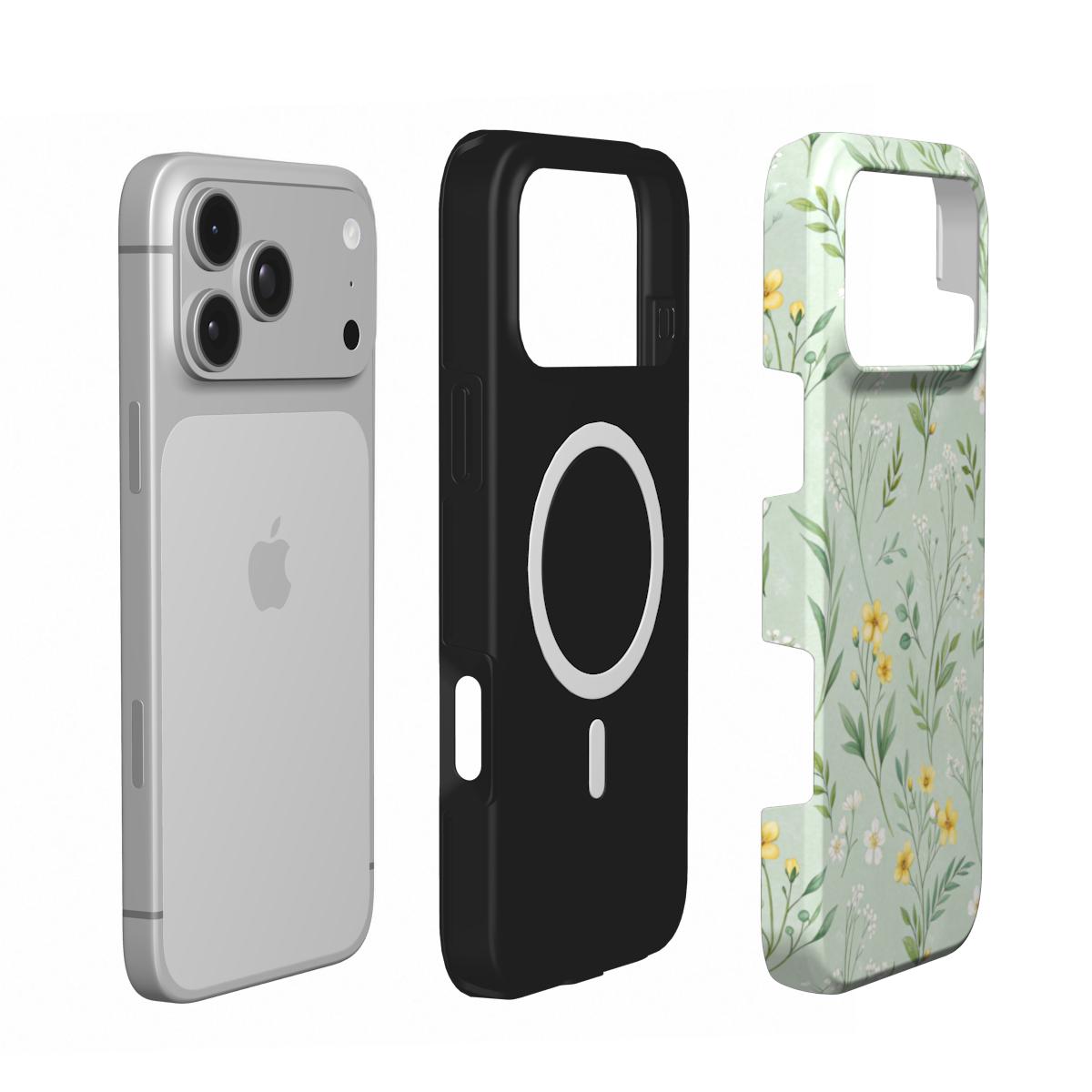 Buttercup Meadow phone case – MagSafe iPhone case, second detail view