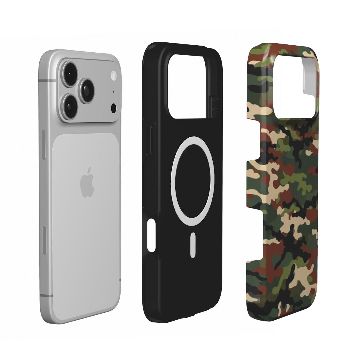 Woodland Camo phone case – MagSafe iPhone case, second detail view