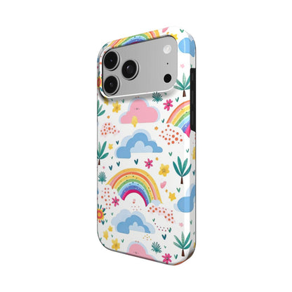 Rainbow Sky phone case – MagSafe iPhone case, detail view