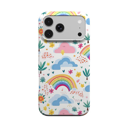Rainbow Sky phone case – MagSafe iPhone case, front view