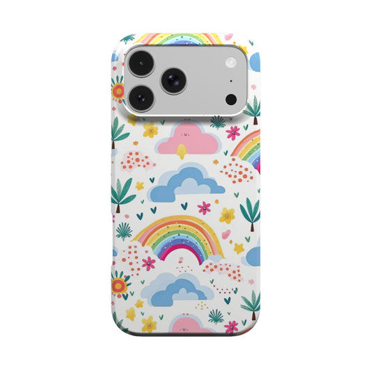 Rainbow Sky phone case – MagSafe iPhone case, front view