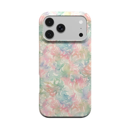 Watercolor Bloom phone case – MagSafe iPhone case, front view
