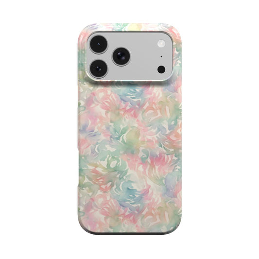 Watercolor Bloom phone case – MagSafe iPhone case, front view
