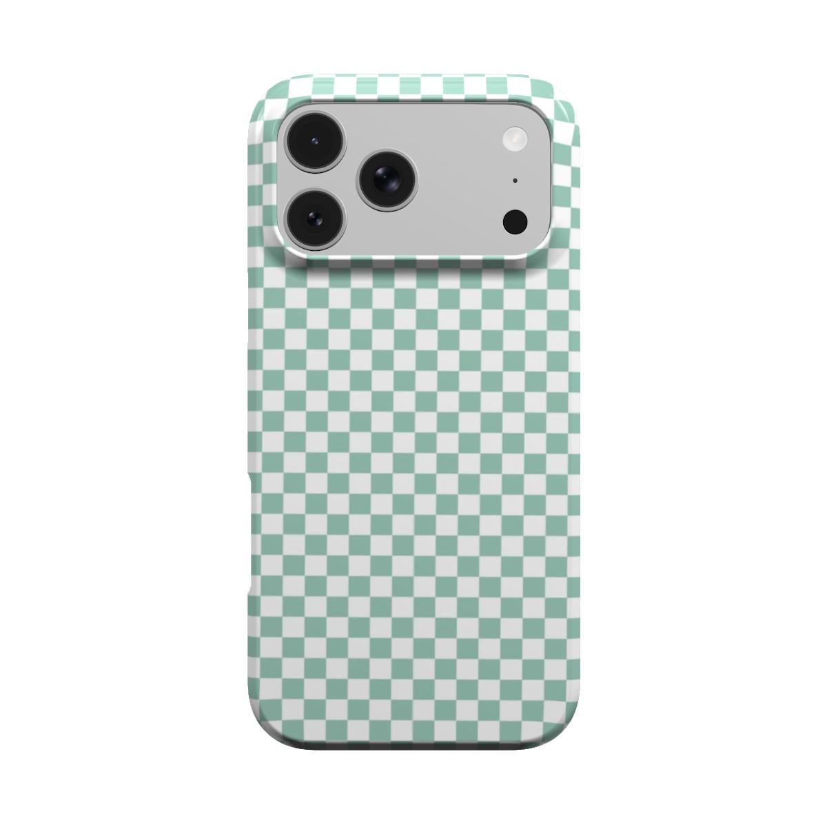 Sage Check phone case – MagSafe iPhone case, front view