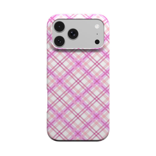 Rose Plaid phone case – MagSafe iPhone case, front view
