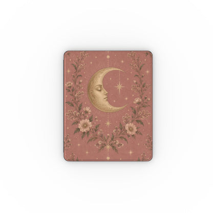 Rose Crescent Moon - Apple iPad Case