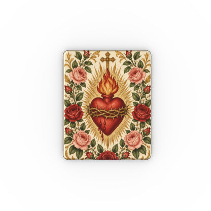 Sacred Heart & Roses - Apple iPad Case