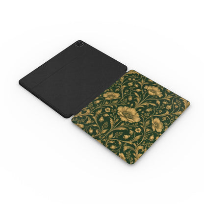 Gilded Emerald Damask - Apple iPad Case