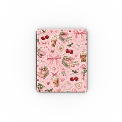 Pink Lattes & Cherries - Apple iPad Case