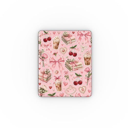 Pink Lattes & Cherries - Apple iPad Case