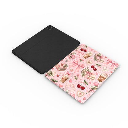 Pink Lattes & Cherries - Apple iPad Case