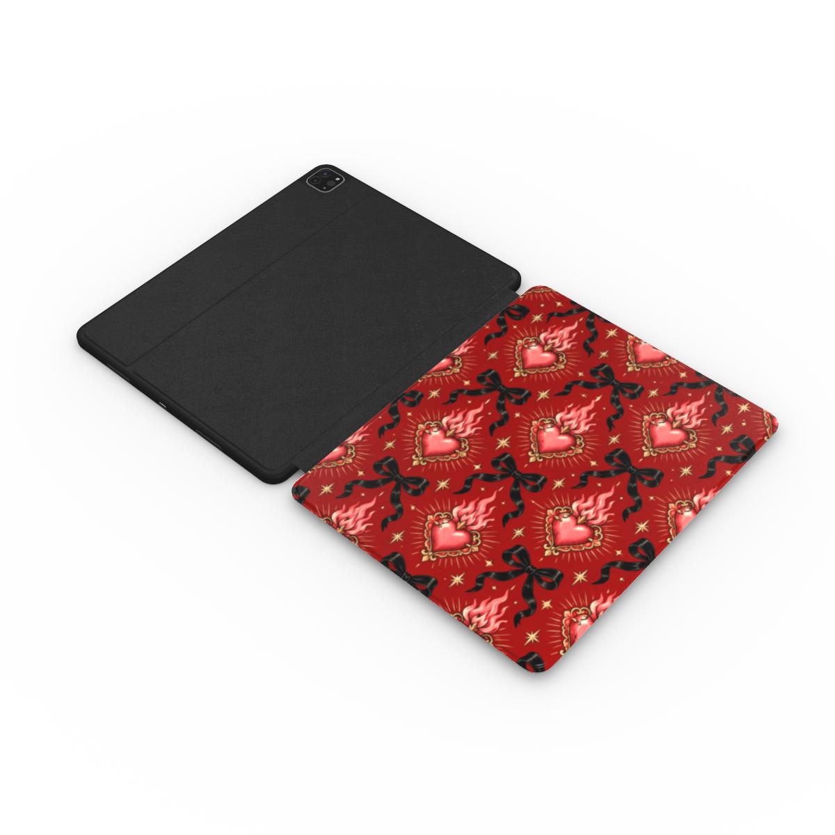 Burning Hearts & Bows - Apple iPad Case