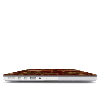 Nutcracker MacBook case — hard-shell laptop cover, side view with ports