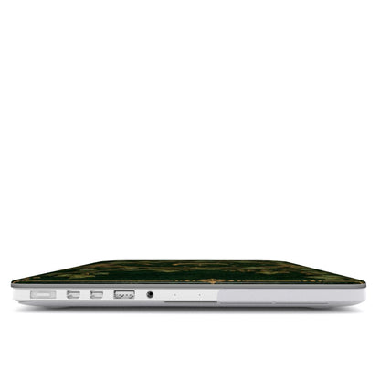 Ivy Bound Volume MacBook case — hard-shell laptop cover, side view with ports