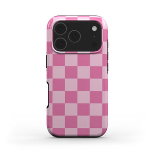 Pink Checkerboard Phone Case