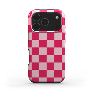 Cherry Checkerboard Phone Case
