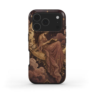 Reader Under the Stars phone case — MagSafe iPhone case, front view