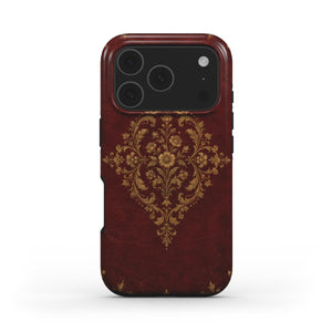Oxblood Gilded Binding Phone Case