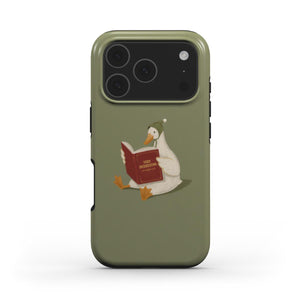 Reading Duck Phone Case