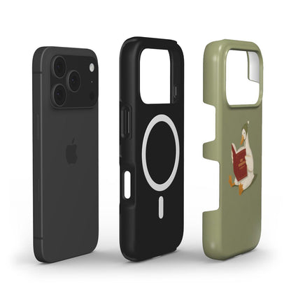 Reading Duck phone case – MagSafe iPhone case, layer view
