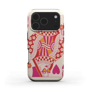Queen of Hearts phone case – MagSafe iPhone case, front view