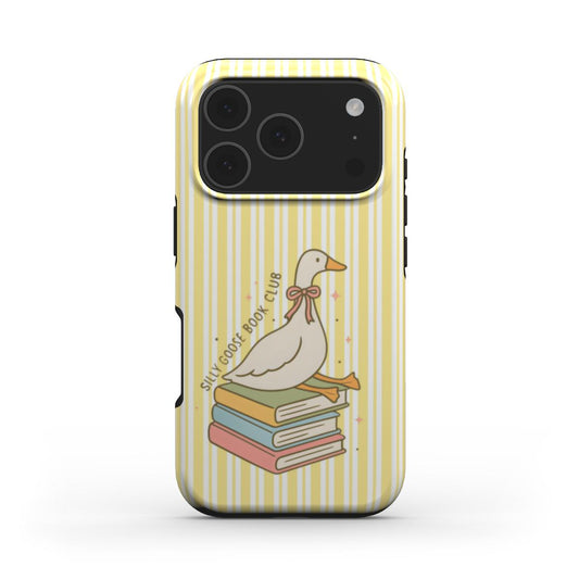 Reading Goose phone case – MagSafe iPhone case, front view
